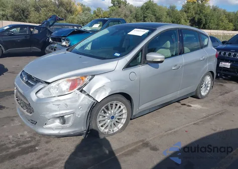2013 Ford C-Max Energi Sel из США, поврежденный, VIN 1FADP5CU3DL554166
